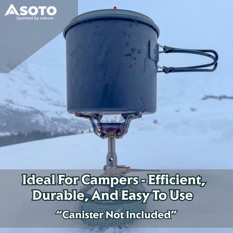 SOTO New River Backpacking Pot - Lightweight, High Capacity Camp Pot with Slip-Resistant Base, Versatile Lid & Convenient Swing Handle for Hiking & Camping Cooking Pot, 1000 ml, Aluminum - Image 5